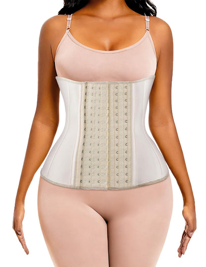 ECOWALSON Waist Trainer for Women - 9/25 Steel Bones & Additional Extender Cincher Corset for Hourglass body Shaper