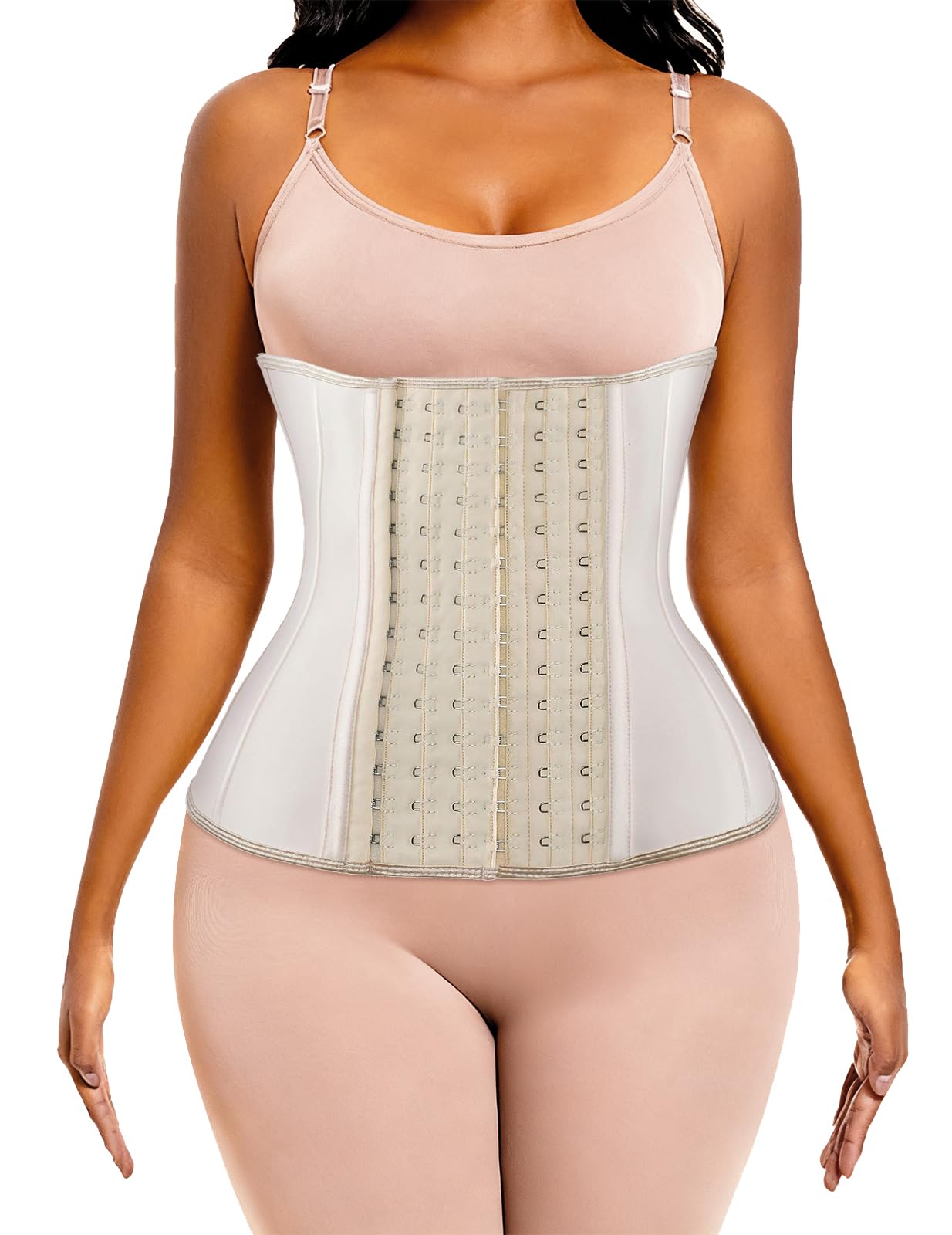ECOWALSON Waist Trainer for Women - 9/25 Steel Bones & Additional Extender Cincher Corset for Hourglass body Shaper