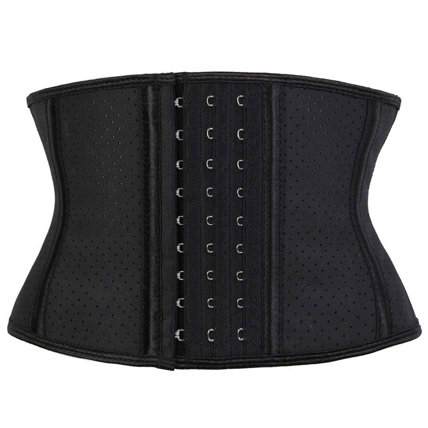 Atbuty Super Short Torso Waist Trainers Cincher Corset Tummy Shaper Slimming Latex Girdle