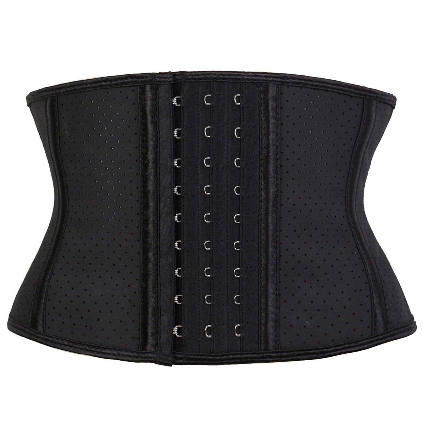 Atbuty Super Short Torso Waist Trainers Cincher Corset Tummy Shaper Slimming Latex Girdle
