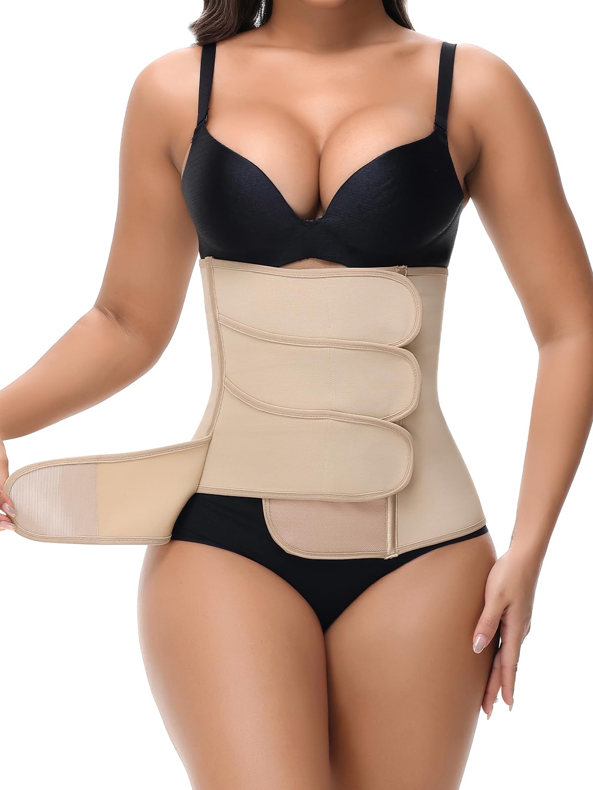 SHAPSHE Waist Trainer for Women Postpartum Recovery Wrap Waist Cincher Corset Shapewear Belly Band