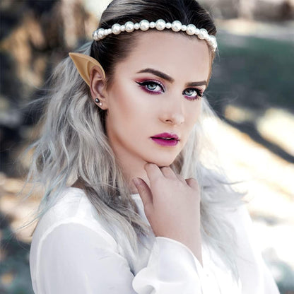 FRESHME Fairy Pixie Elf Ears - Cosplay Soft Pointed Ears Elven Masquerade Vampire Fairy Ears Makeup Costume Accessories