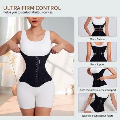 Waist Cincher Trimmer Belt Girdle Workout Shapewear Tummy Control Shaper Waist Trainer for Women