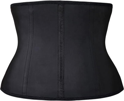 YIANNA Waist Trainer for Women Latex Underbust Waist Cincher Corset Sport Girdle Hourglass Body Shaper