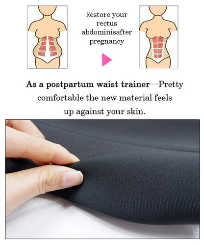 GainKee Clip and Zip Waist Trainer Corset Women Neoprene Worked Out Sweat Vest Body Shaper