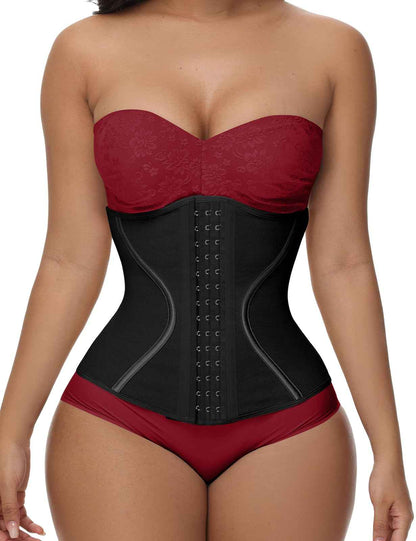 SHAPSHE Short Torso Waist Trainer for Women Corset Waist Cincher Shapewear Tummy Control Workout Hourglass Body Shaper