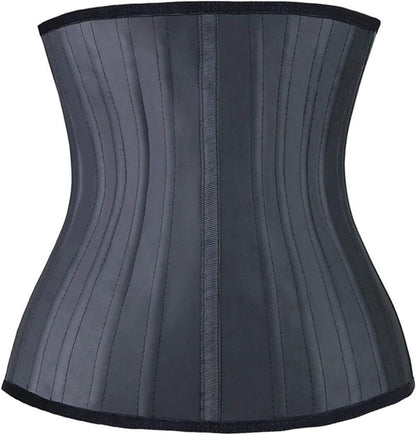 YIANNA Waist Trainer for Women Latex Underbust Waist Cincher Corset Sport Girdle Hourglass Body Shaper