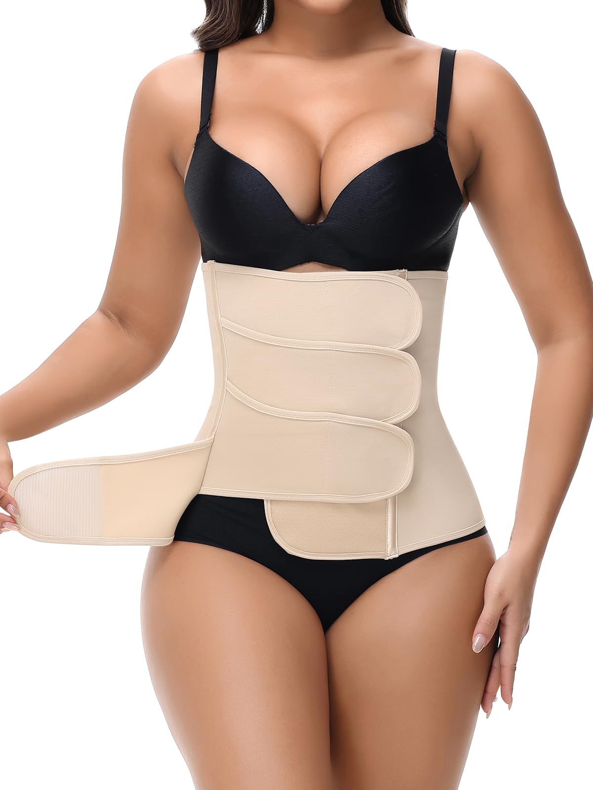 SHAPSHE Waist Trainer for Women Postpartum Recovery Wrap Waist Cincher Corset Shapewear Belly Band