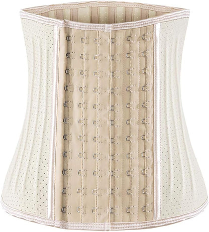 ECOWALSON Waist Trainer for Women Corset Cincher Body Shaper Girdle Trimmer with Steel Bones Extender