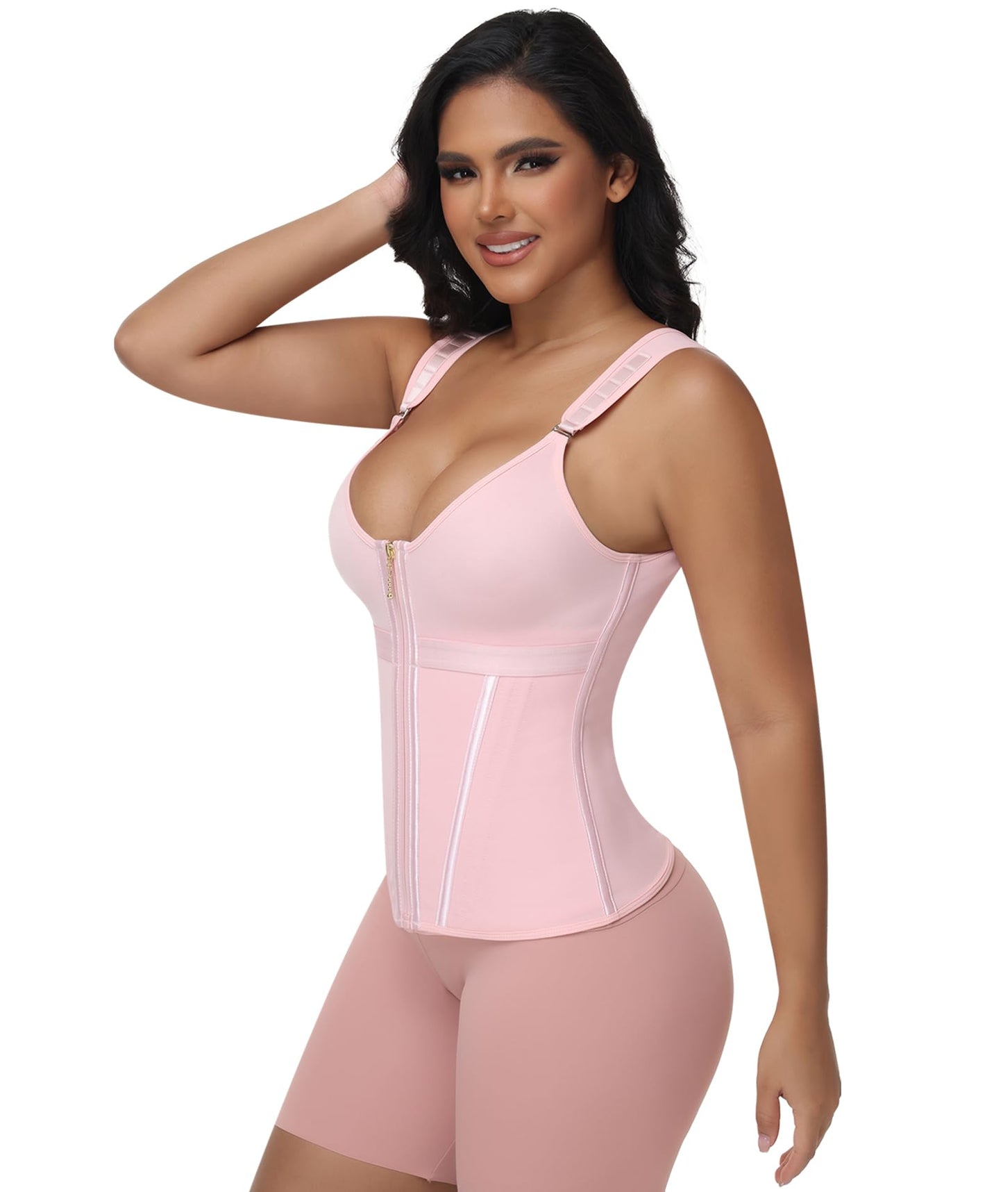 Waist Trainer For Women Corset Shapewear With Zipper Faja Body Shaper Tummy Control Girdle