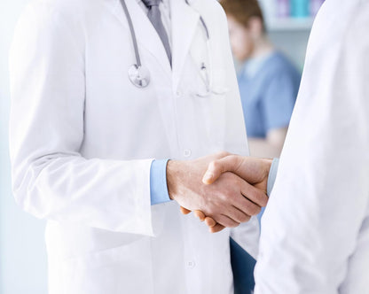 NY Threads Professional Lab Coat for Men Long Sleeve Medical Coat