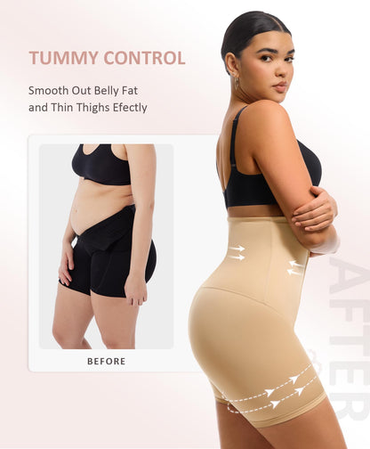 FeelinGirl Shapewear for Women Tummy Control High Waist Body Shaper Shorts Waist Trainer Girdle Thigh Slimming Panties
