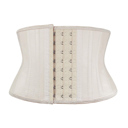 Atbuty Super Short Torso Waist Trainers Cincher Corset Tummy Shaper Slimming Latex Girdle