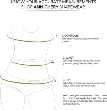 Ann Chery 2021 Latex Waist Trainer for Women |3 Hook Body Shaper|High Compression Colombian Waist Cincher |Daily & Sports Use