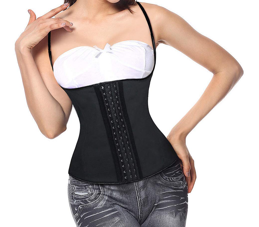 Charmian Women's Latex Underbust Waist Training Steel Boned Shapewear Corset