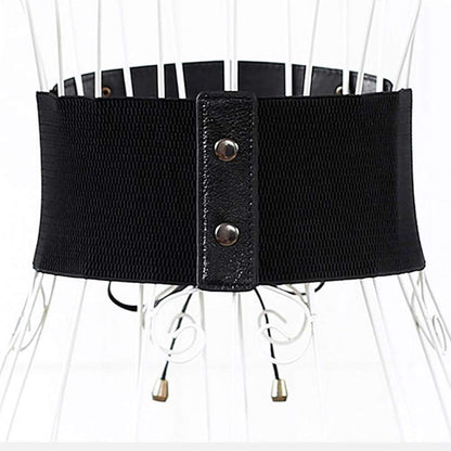 VOCHIC Womens PU Leather Belt High Waist Cincher Belt Corsets for Waist Training Wide Belt