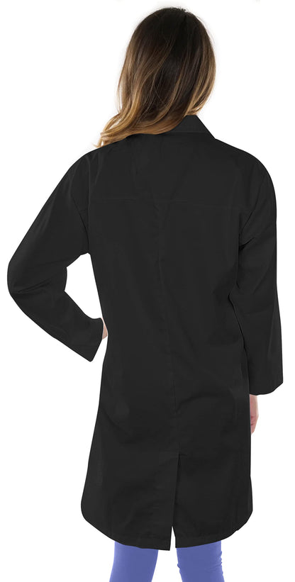 NY Threads Professional Lab Coat for Women, Long Sleeve Medical Coat
