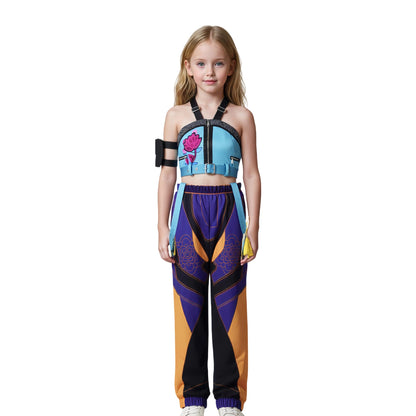 Girls Pop Singer Costume Halloween Party Cosplay Full Set Stage Performance Outfits