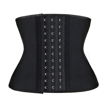 Atbuty Short Torso Waist Trainers Cincher Corset Underbust Body Shaper Latex Sport Girdle