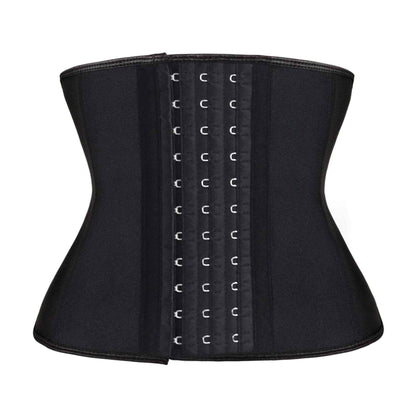 Atbuty Short Torso Waist Trainers Cincher Corset Underbust Body Shaper Latex Sport Girdle