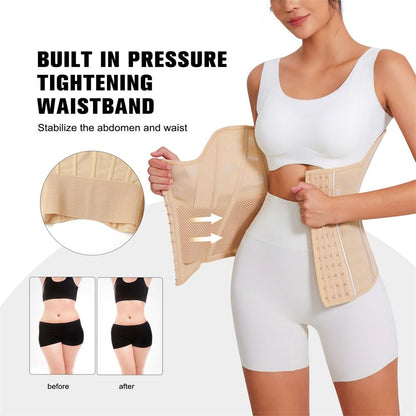 Waist Cincher Trimmer Belt Girdle Workout Shapewear Tummy Control Shaper Waist Trainer for Women