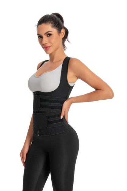 Corset Top Bodysuit Plus Size Black Shapewear Waist Trainer Corset Top