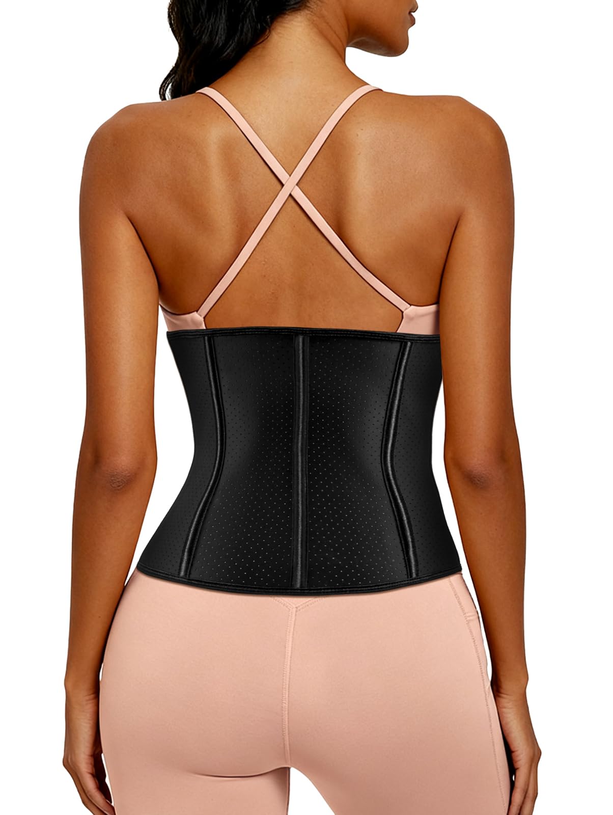 ECOWALSON Waist Trainer for Women - 9/25 Steel Bones & Additional Extender Cincher Corset for Hourglass body Shaper