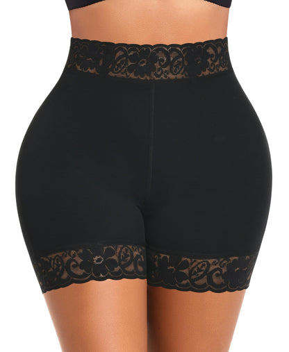 DERCA Padded Underwear for Women Butt Lifting Shapewear Booty Pads Hip Enhancer Lace Boyshorts