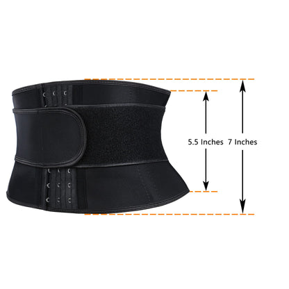 Atbuty Short Torso Waist Trainers Cincher for Women Corset Underbust Latex Sport Girdle Hourglass Body Shaper