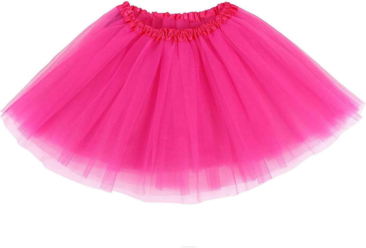 XINXIYAN Tutu Skirts for Women 4 or 5 Layers Girls Halloween Costume Adult Party Favor Dance Tulle Skirts