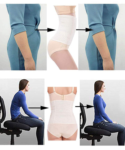 FUT Waist Trainer for Women Tummy Control Body Shaper Waist Cincher Shapewear with Steel Bones