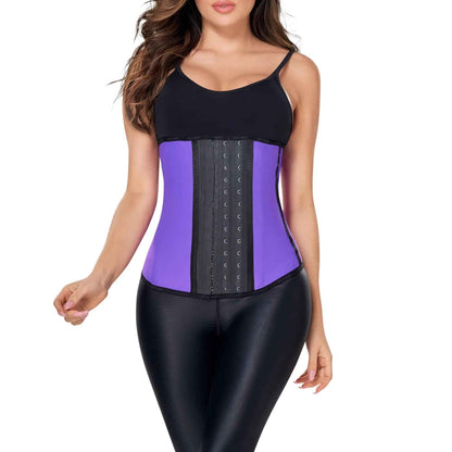 Ann Chery 2021 Latex Waist Trainer for Women |3 Hook Body Shaper|High Compression Colombian Waist Cincher |Daily & Sports Use