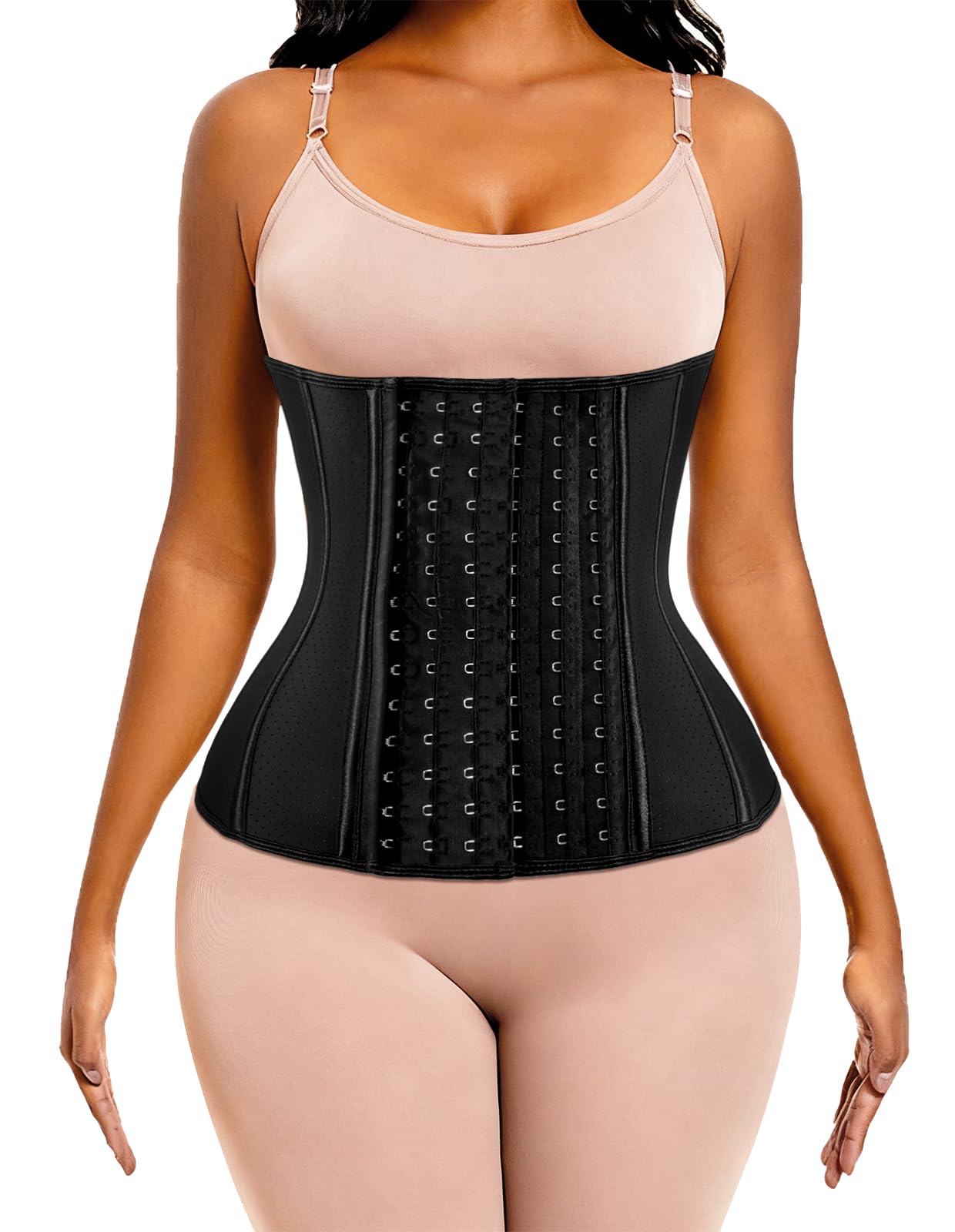 ECOWALSON Waist Trainer for Women - 9/25 Steel Bones & Additional Extender Cincher Corset for Hourglass body Shaper