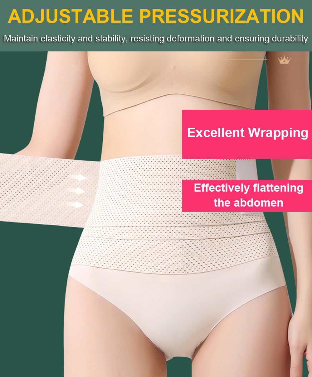 Waist Trainer for Women Lower Belly Fat, Belly Wrap Tummy Control Shapewear Corset Shapewear for Women, Faja Body Shaper