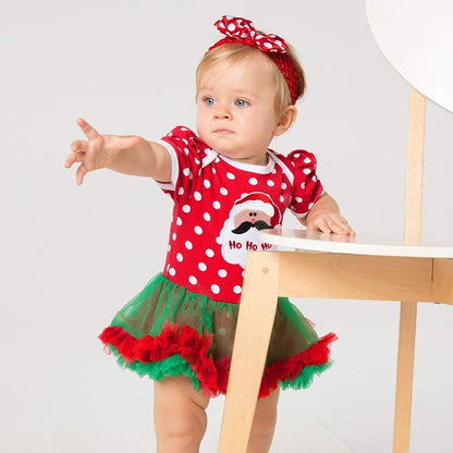 Baby Girls First Christmas Costumes Elf Lil Outfit Newborn Xmas