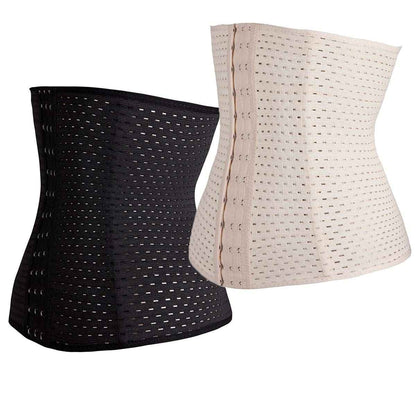 FUT Waist Trainer for Women Tummy Control Body Shaper Waist Cincher Shapewear with Steel Bones