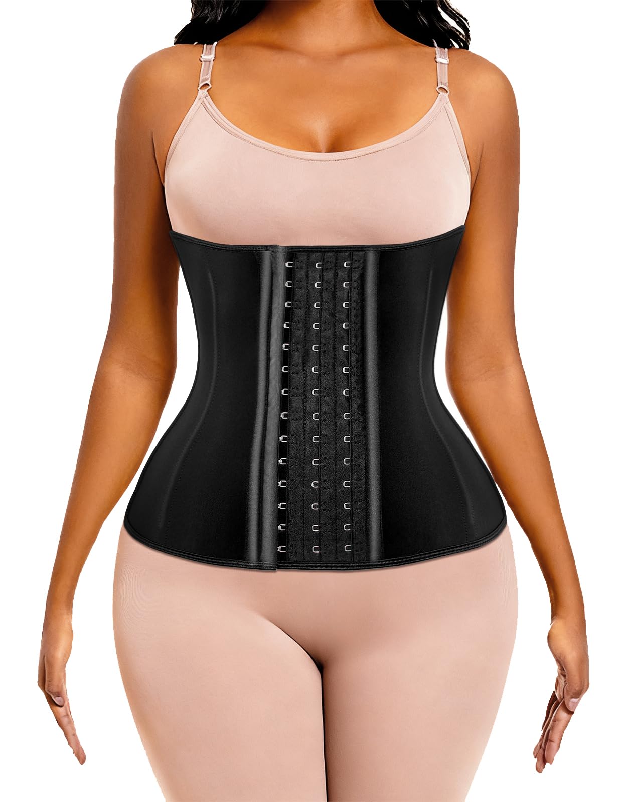 ECOWALSON Waist Trainer for Women - 9/25 Steel Bones & Additional Extender Cincher Corset for Hourglass body Shaper