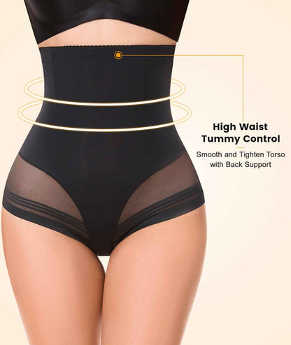 SIMIYA Tummy Control Shapewear for Women High Waist Trainer Shaping Underwear Panties Girdle Stomach Compression Body Shaper