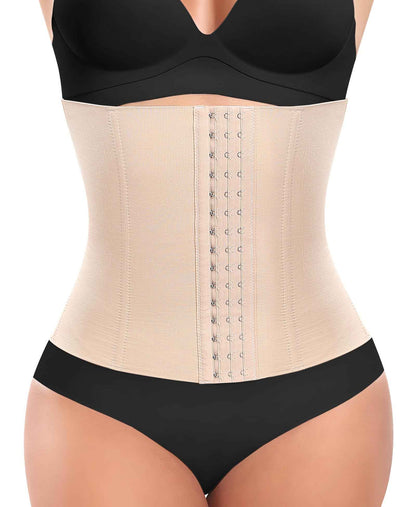 Werena Waist Trainer for Women Corset Shapewear Tummy Control Slimming Body Shaper Girdle Waist Cincher Belly Band