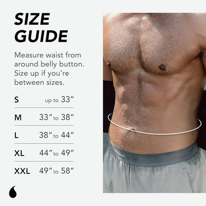 Sports Research® Sweet Sweat Waist Trimmer - Premium Sweat Enhancing Fitness Belt for Women & Men - 5 Adjustable Sizes