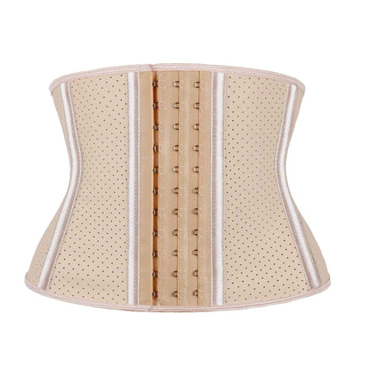Atbuty Short Torso Waist Trainers Cincher Corset Underbust Body Shaper Latex Sport Girdle
