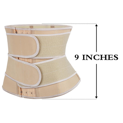 Atbuty Short Torso Waist Trainers Cincher for Women Corset Underbust Latex Sport Girdle Hourglass Body Shaper