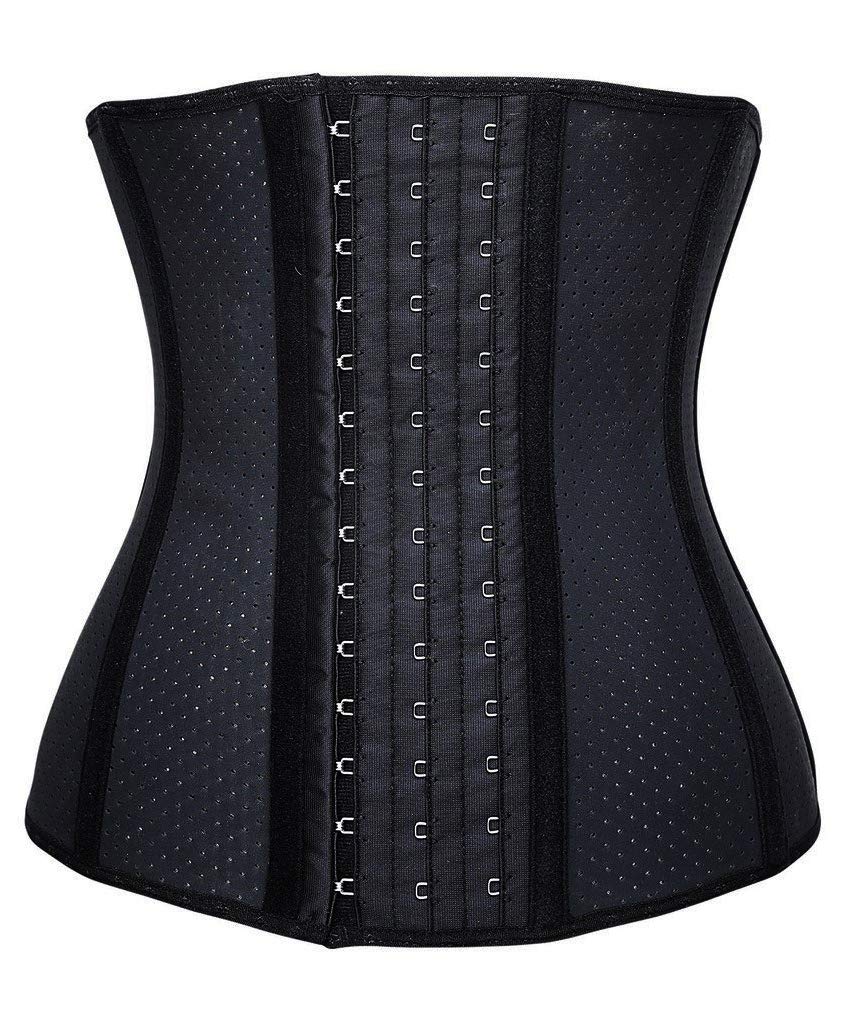 YIANNA Waist Trainer for Women Latex Underbust Waist Cincher Corset Sport Girdle Hourglass Body Shaper