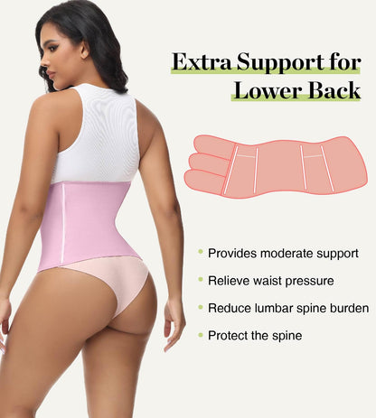 SHAPSHE Waist Trainer for Women Postpartum Recovery Wrap Waist Cincher Corset Shapewear Belly Band