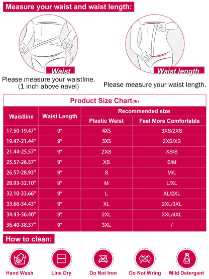 Atbuty Short Torso Waist Trainers Cincher for Women Corset Underbust Latex Sport Girdle Hourglass Body Shaper