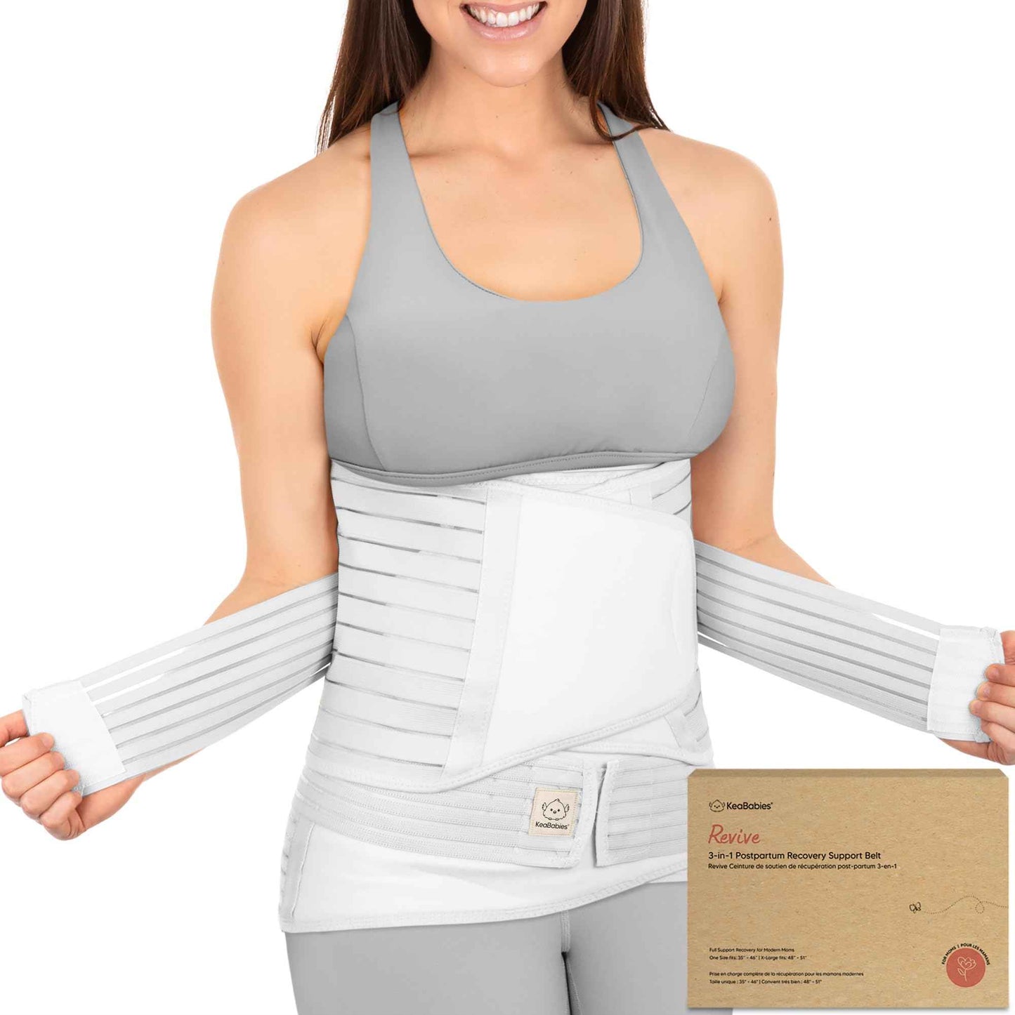 3 in 1 Postpartum Belly Support Recovery Wrap – Postpartum Belly Band, After Birth Brace, Slimming Girdles, Body Shaper Waist Shapewear, Post Surgery Pregnancy Belly Support Band (Midnight Black, M/L)
