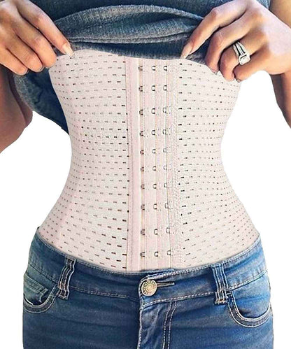 FUT Waist Trainer for Women Tummy Control Body Shaper Waist Cincher Shapewear with Steel Bones