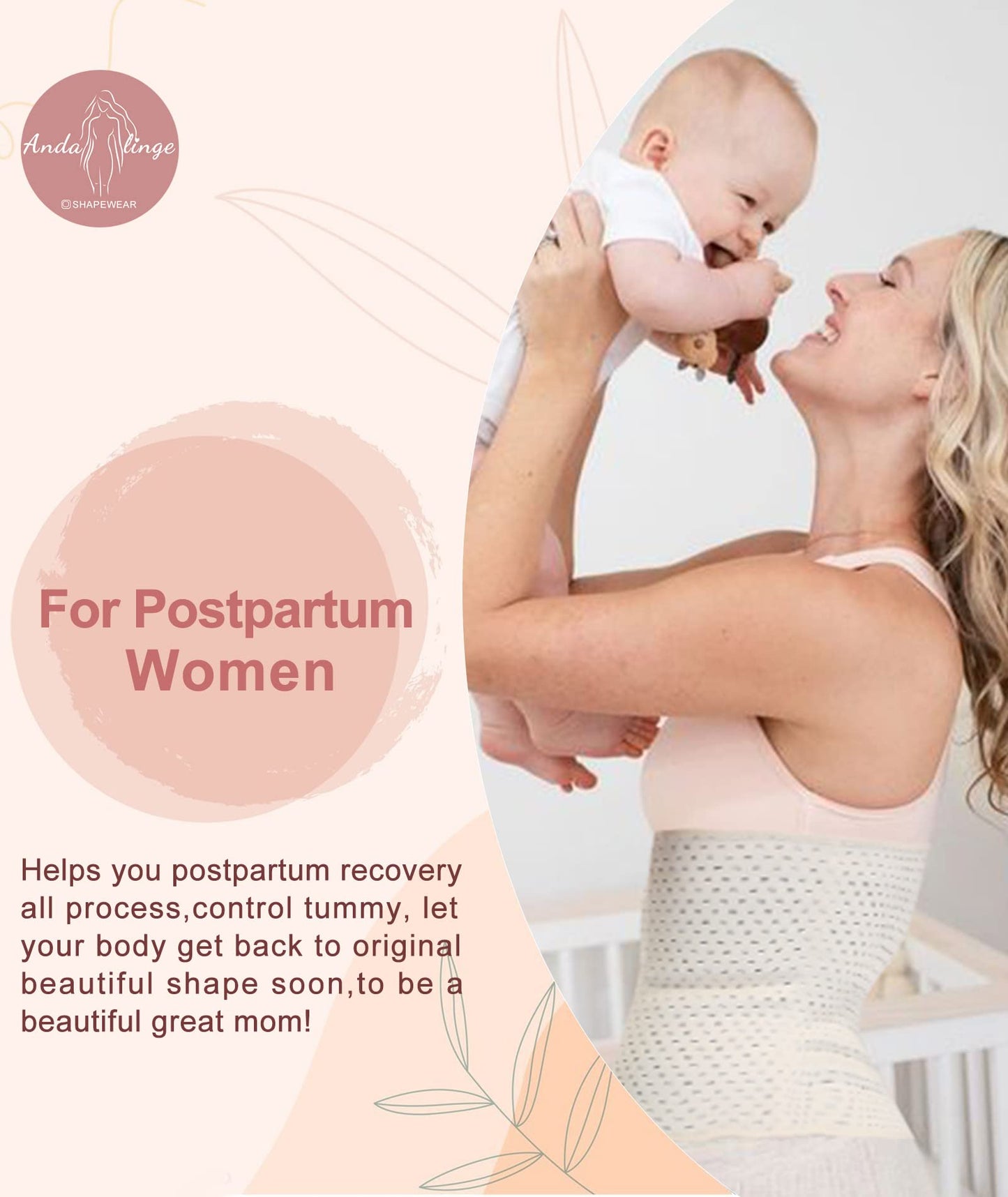 Waist Trainer for Women Lower Belly Fat Hourglass Body Shaper Waist Cincher Shapewear with Steel Bones Extender