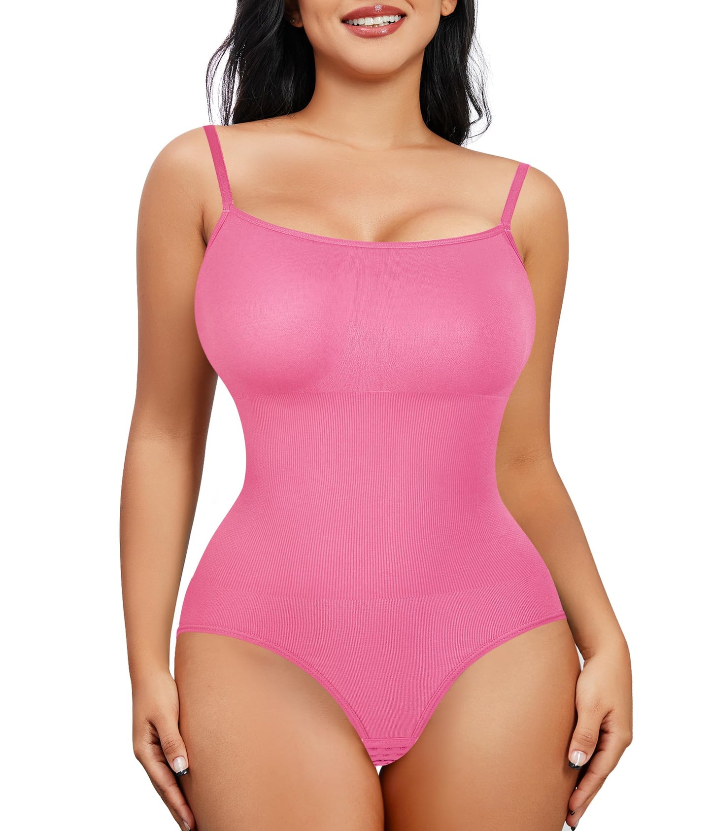 Nebility Shapewear Waist Trainer Bodysuits Women Clothing Tummy Control Seamless Full Body Shaper Square Neck Jumpsuits Top