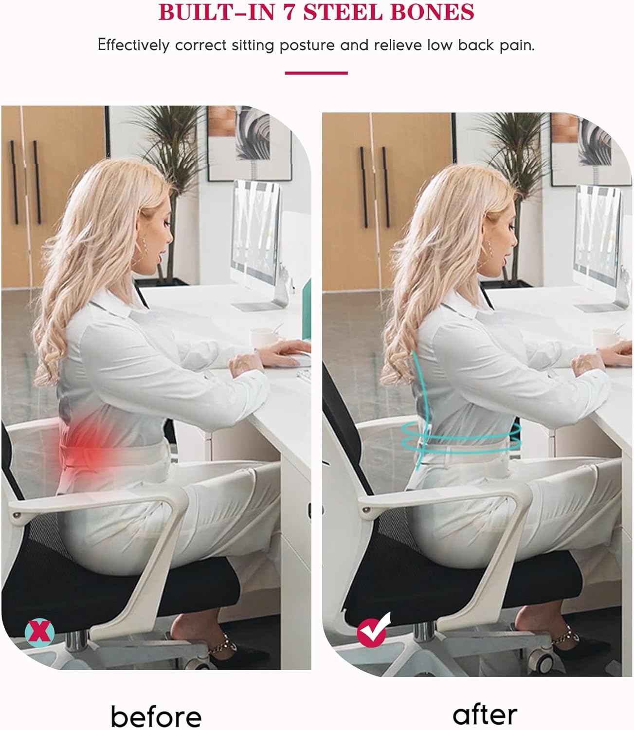 LODAY Waist Trainer Corset Shapewear Tummy Control Body Shaper Waist Cincher for Women Postpartum Belly Band Wrap